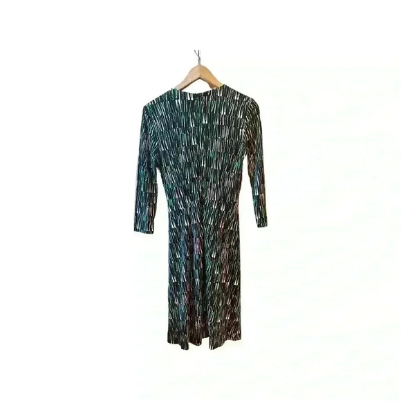 HUGO BOSS A Line Green/Black/White Dress - Picture 9 of 15